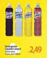 Atacadão Limpol - detergente líquido oferta