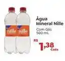 Novo Atacarejo Nille - água mineral com gas oferta
