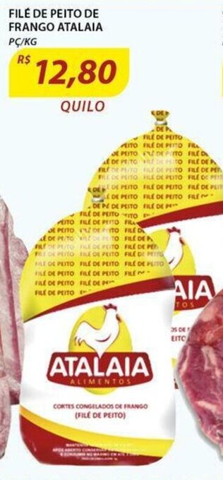 Assaí Atacadista File de peito de Frango Atalaia 1kg oferta