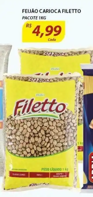 Assaí Atacadista Feijao Carioca Filetto 1kg oferta