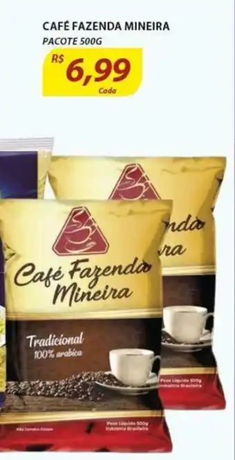 Assaí Atacadista Cafe Fazenda Minoira pacote 500g oferta