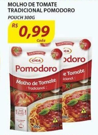 Assaí Atacadista Molho de Tomate Tradicional Pomodoro 300g oferta