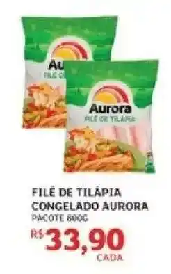Assaí Atacadista Filé de Tilápia Congelado Aurora oferta