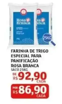 Assaí Atacadista FARINHA DE TRIGO ESPECIAL PARA PANIFICAÇÃO ROSA BRANCA oferta