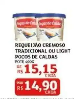 Assaí Atacadista Requeijão Cremoso Tradicional ou Light Poços de Caldas oferta