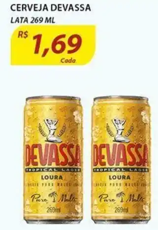 Assaí Atacadista Cerveja Devassa 269ml oferta