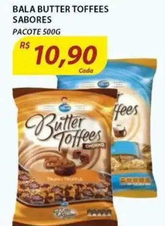 Assaí Atacadista Bala Butter Toffees Sabores 500g oferta