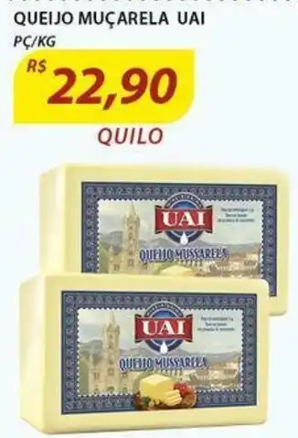 Assaí Atacadista Queijo Mucarela Uai 1kg oferta