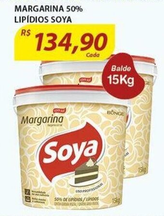 Assaí Atacadista Margarina 50% Lipidios soya 15kg oferta