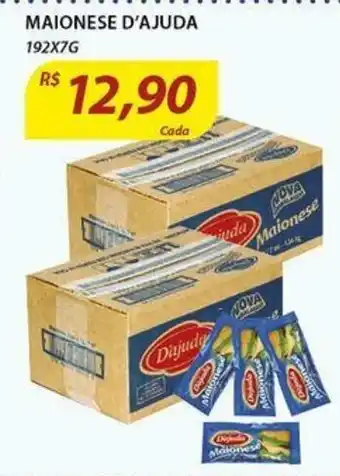 Assaí Atacadista Maionese D'ajuda 192x7g oferta