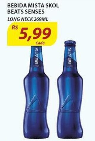 Assaí Atacadista Bebida Mista Skol Beats Senses 269ml oferta