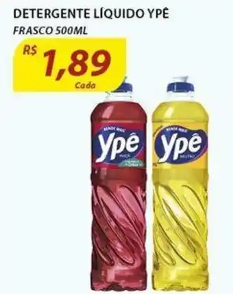 Assaí Atacadista Detergente Liquido Ype 500ml oferta