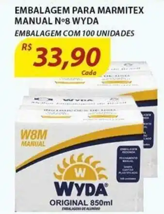 Embalagem Para Marmitex Manual N 8 Wyda