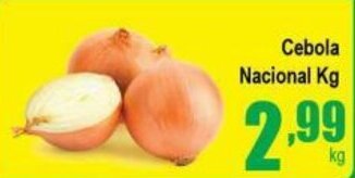 Higa's Supermercado Cebola Nacional 1kg oferta