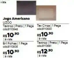 Tumelero Jogo Americano UZOO oferta
