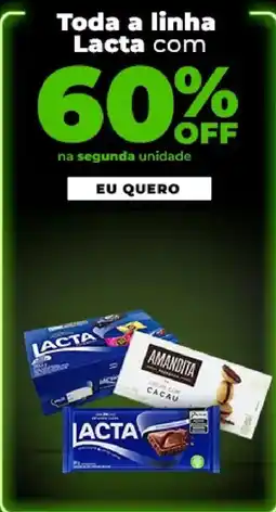 Pão de Açúcar Toda a linha Lacta com oferta