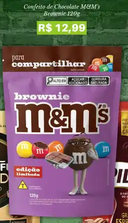Pão de Açúcar Confeito de chocolate M&M's brownie oferta