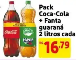 Mercado Extra Pack coca-cola + fanta guaraná oferta