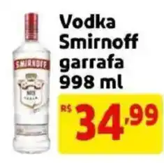 Mercado Extra Vodka Smirnoff garrafa oferta