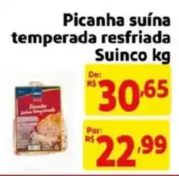 Mercado Extra Picanha suína temperada resfriada oferta