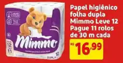 Mercado Extra Papel higiênico folha dupla mimmo leve oferta