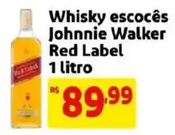 Mercado Extra Whisky escocês Johnnie Walker Red Label oferta
