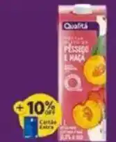 Mercado Extra suco de pêssego e maçã oferta