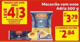 Mercado Extra Macarrão com ovos Adria oferta
