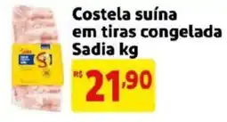 Mercado Extra Costela suína em tiras congelada Sadia kg oferta