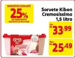 Mercado Extra Sorvete kibon cremosíssimo oferta