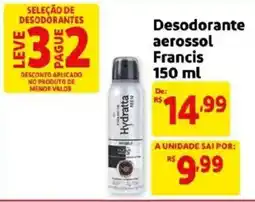 Mercado Extra Desodorante aerossol francis oferta
