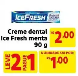 Mercado Extra Creme dental ice fresh menta oferta