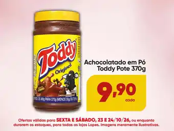 Achocolatado em Pó Toddy Pote