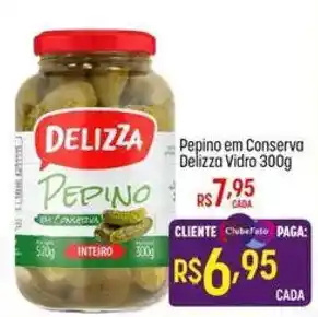 Pepino em conserva delizza vidro