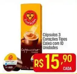 Muffato Cápsulas 3 Tipos Corações Tipos oferta
