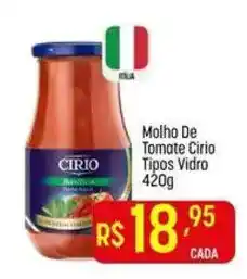 Muffato molho de tomate cirio tipos vidro oferta