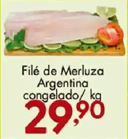 Confiança Supermercados Filé de Merluza Argentina oferta