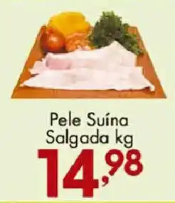 Confiança Supermercados Pele Suína Salgada kg oferta