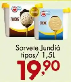Confiança Supermercados Sorvete Jundiá tipos oferta