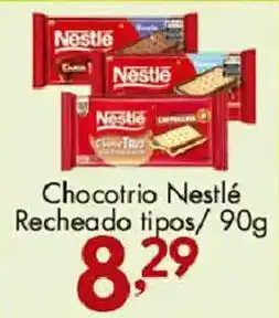 Confiança Supermercados Chocotrio Nestlé Recheado tipos oferta