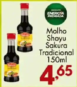 Molho shoyu sakura tradicional
