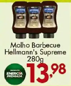 Confiança Supermercados molho barbecue hellmann's supreme oferta