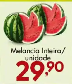 Confiança Supermercados Melancia Inteira/ unidade oferta