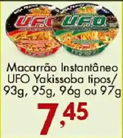 Confiança Supermercados Macarrão instantâneo ufo yakissoba tipos oferta