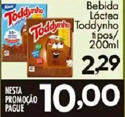 Confiança Supermercados Bebida Láctea Toddynho oferta