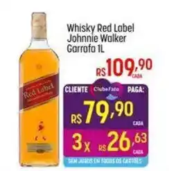 Muffato Whisky Red Label Johnnie Walker Garrafa 1l oferta
