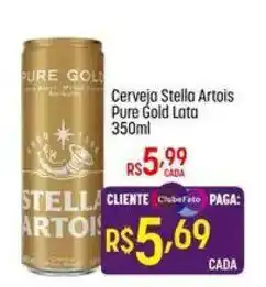 Muffato Cerveja Stella Artois Pure Gold Lata oferta