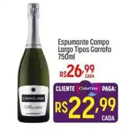 Muffato Espumante Campo Largo Tipos Garrafa oferta