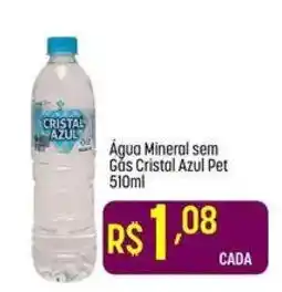 Muffato Água mineral sem gás cristal azul pet oferta
