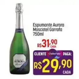Espumante aurora moscatel garrafa